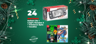 #24 • GAGNE ta Nintendo Switch Lite + Luigi's Mansion 3 + Pokémon Épée • Calendrier de l'Avent 2019