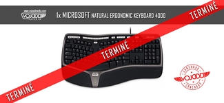 1x Microsoft Natural Ergonomic Keyboard 4000 à gagner [TD] [TERMINÉ]