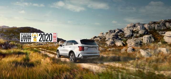 Le nouveau Kia Sorento récompensé par le volant d’or