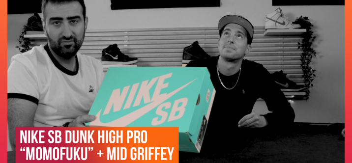 On te présente les Nike SB Dunk High Pro “Momofuku” et Mid Griffey