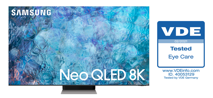 Les téléviseurs Neo QLED reçoivent la première certification VDE «Eye Care» du marché