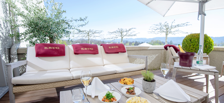 TERRASSE KRUG X DOLDER GRAND : Bienvenue sur la terrasse la plus exclusive de Zurich