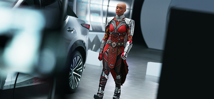 Apparition électrisante du nouveau Lexus RZ 450e dans «Black Panther: Wakanda Forever»
