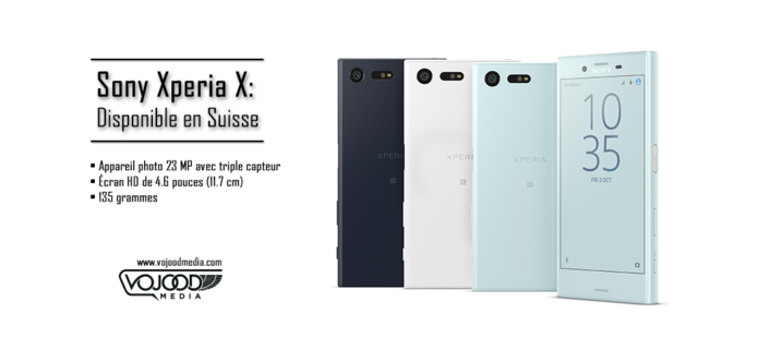 Sony Xperia X: Disponible en Suisse