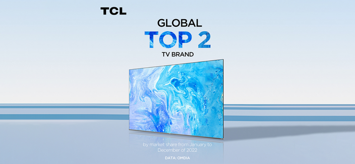 TCL classé deuxième marque mondiale de téléviseurs selon OMDIA