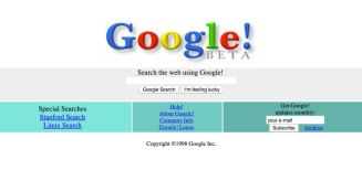 Google a 25 ans ce mois de septembre!