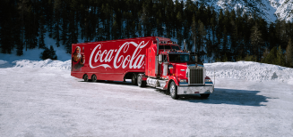 Le camion de Noël de Coca-Cola en tournée en Suisse
