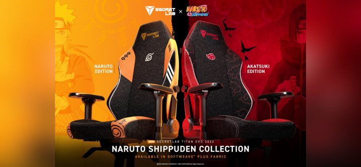 Naruto X Secretlab : Une ode aux fans du plus grand ninja et aux joueurs du monde entier