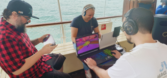 Une session gaming sur le Lac Léman avec Lenovo