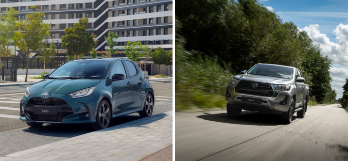 Les Toyota Yaris et Hilux ont été les modèles les plus vendus dans leurs segments en 2024