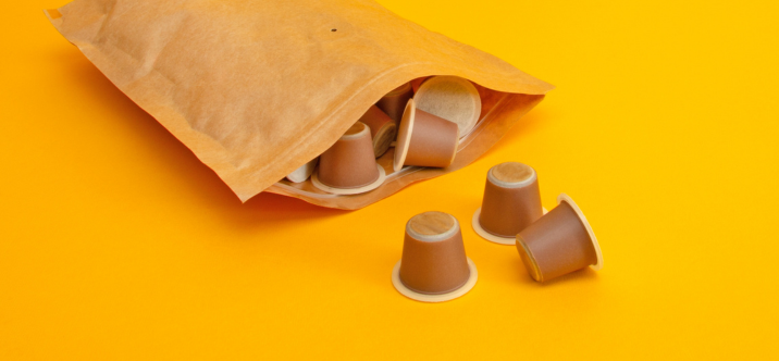 La première capsule de café compostable réellement recyclée