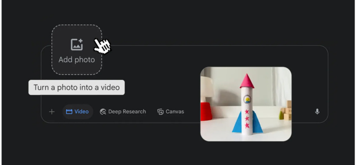 La nouvelle fonctionnalité «Image vers vidéo» de Google Gemini désormais disponible en Suisse