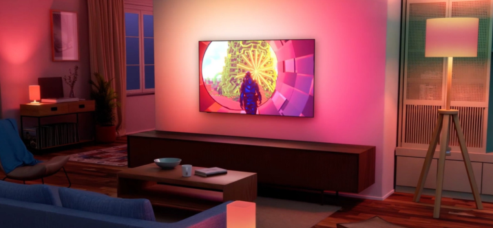 Avec l’AmbiScape, l’Ambilight PHILIPS s’invite dans toute la pièce 
