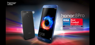 Le Honor 8 Pro élu Consumer Smartphone 2017-2018