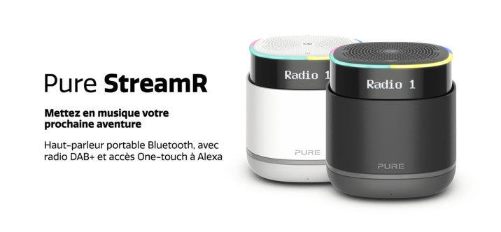 StreamR et StreamR Splash, des enceintes portables sans-fil avec radio DAB+ intégrée, conçues pour durer