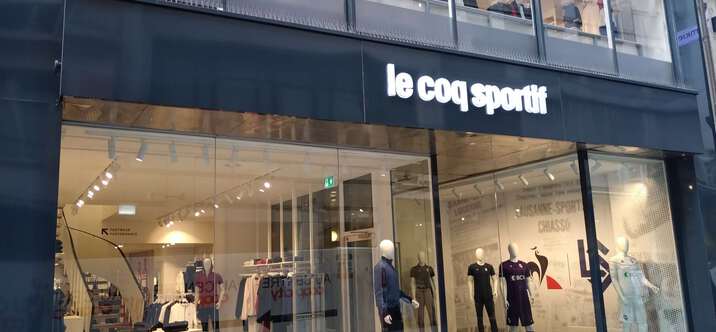 Le coq sportif ouvre son premier magasin suisse à Lausanne