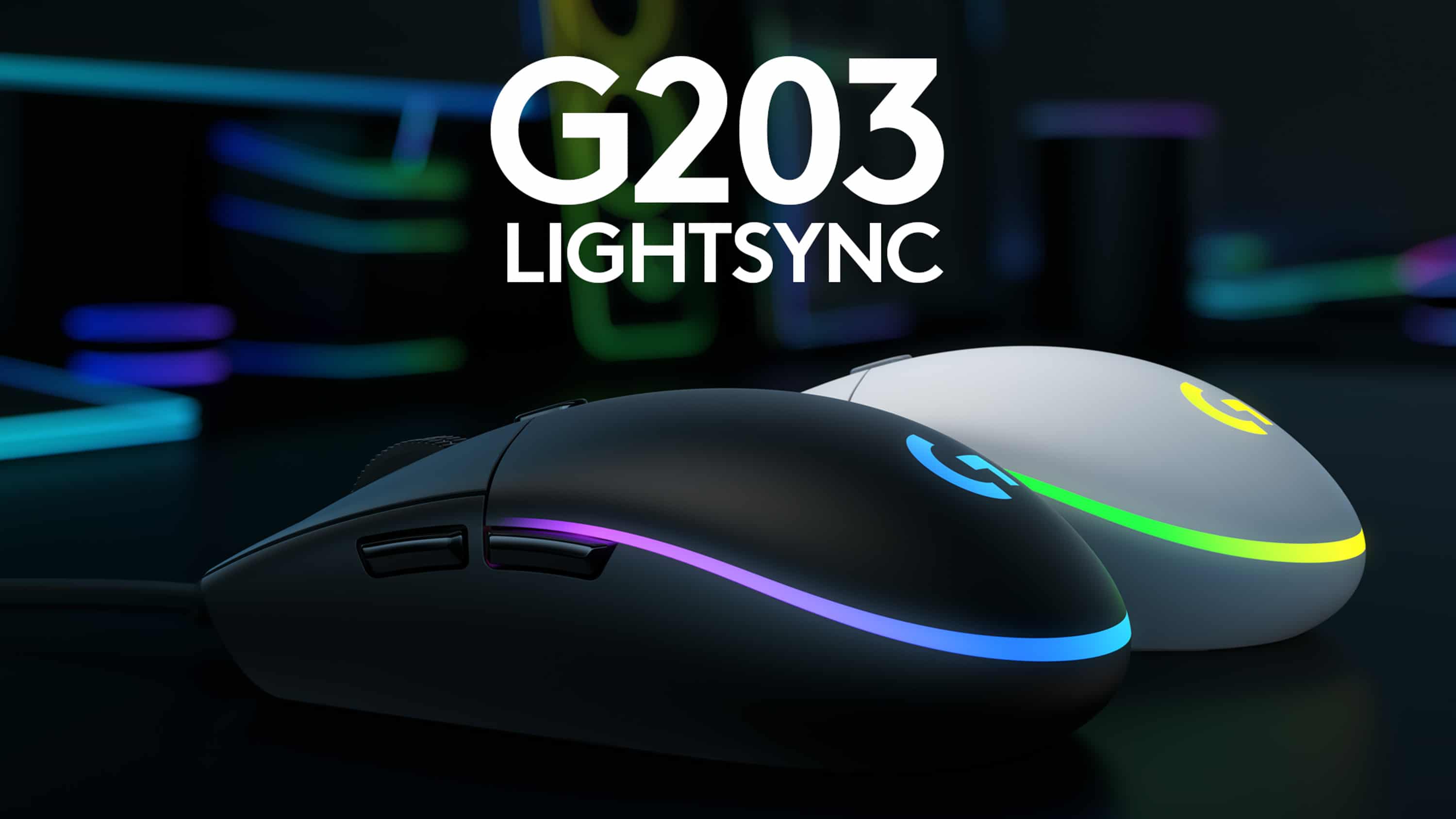 Nouvelle souris Gaming Logitech G203 LIGHTSYNC offre des