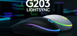 Nouvelle souris Gaming Logitech G203 LIGHTSYNC offre des performances de jeu élevées