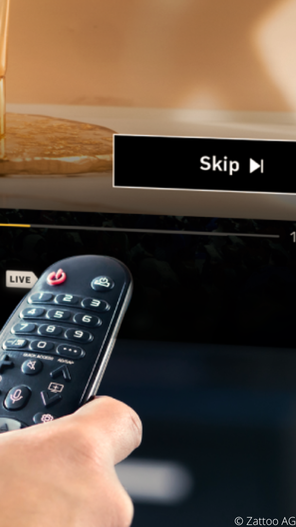 Replay TV chez Zattoo : nouvelle fonctionnalité « Skip » pour sauter les publicités TV