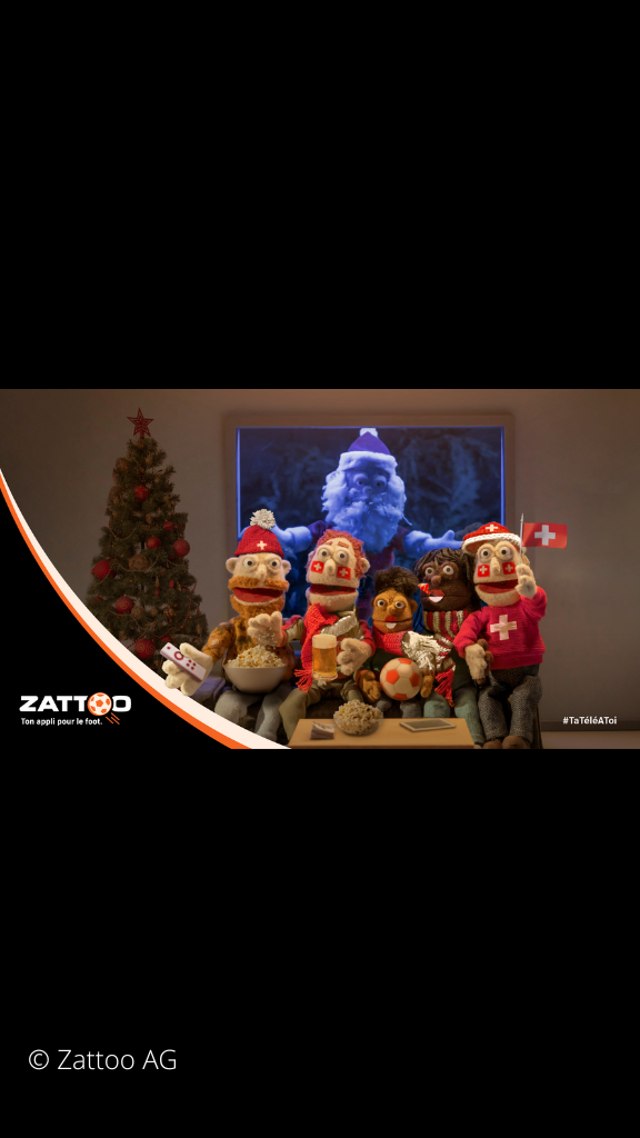 La campagne Zattoo apporte la télévision dans ton salon, quand tu en as besoin