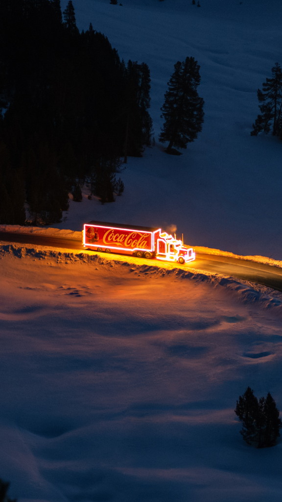 Le camion de Noël de Coca-Cola arrive en Suisse