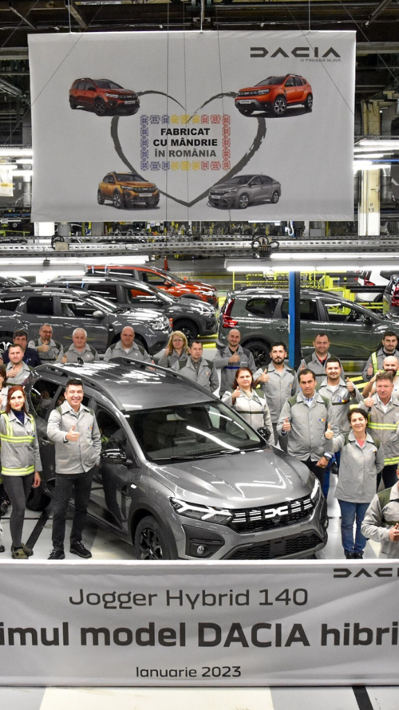 Dacia : Lancement de la fabrication en série du premier modèle Hybride