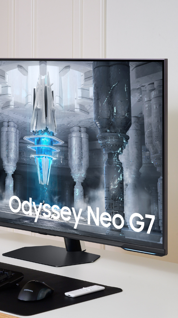 Le Samsung Odyssey Neo G70C met l’accent sur le design dans le domaine du jeu vidéo
