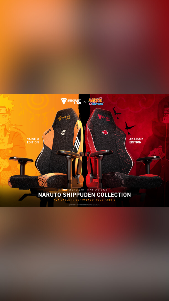 Naruto X Secretlab : Une ode aux fans du plus grand ninja et aux joueurs du monde entier