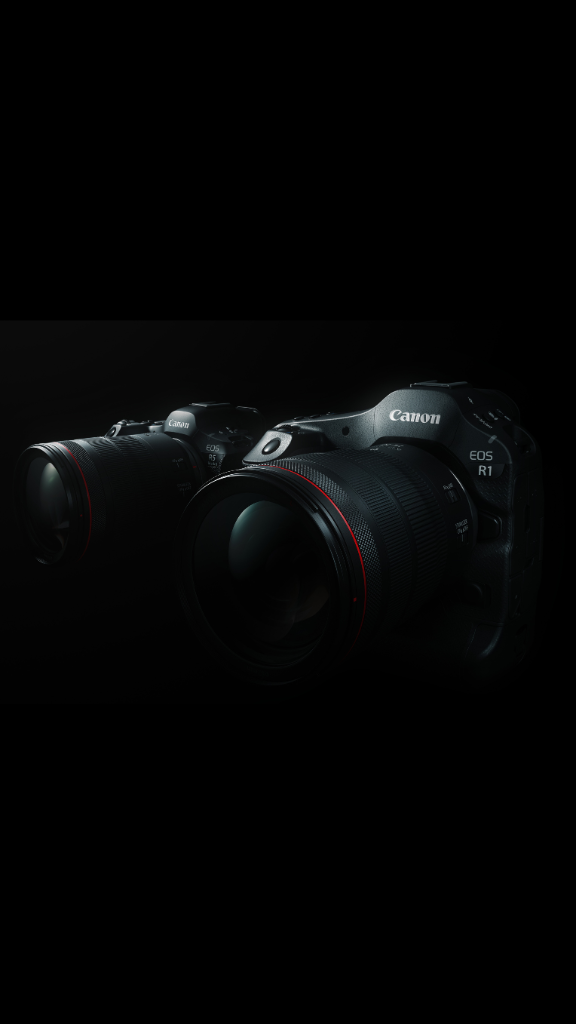 Canon présente ses nouveaux appareils photo hybrides EOS R1 et EOS R5 Mark II.