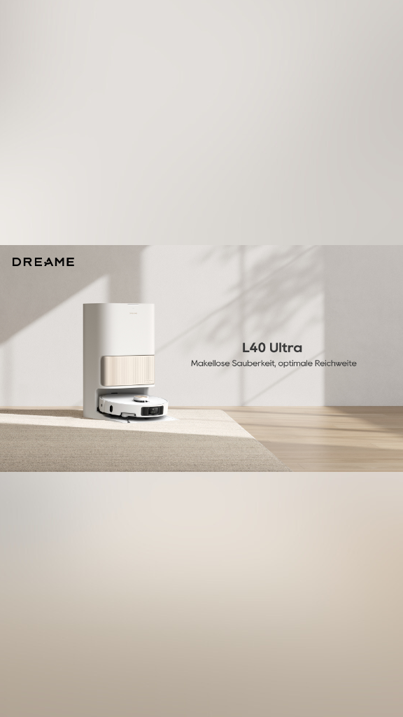 Dreame présente le nouveau robot aspirateur et laveur L40 Ultra