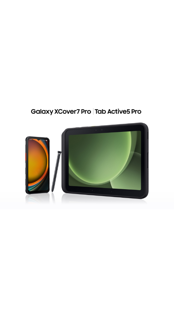 Robustes, sûrs et intelligents : les nouveaux Samsung Galaxy XCover7 Pro et Galaxy Tab Active5 Pro