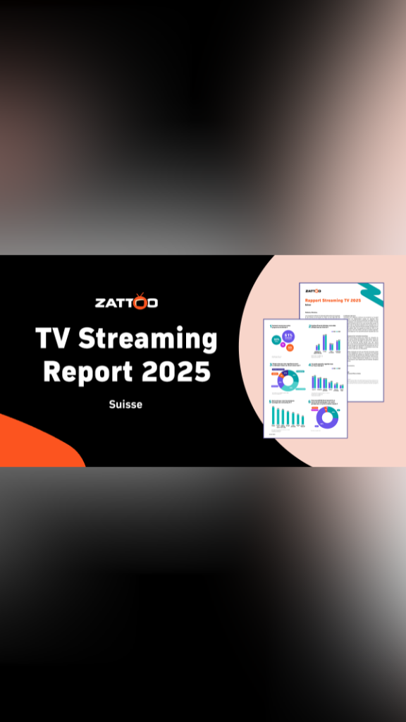 Rapport Zattoo sur le streaming TV 2025 en Suisse