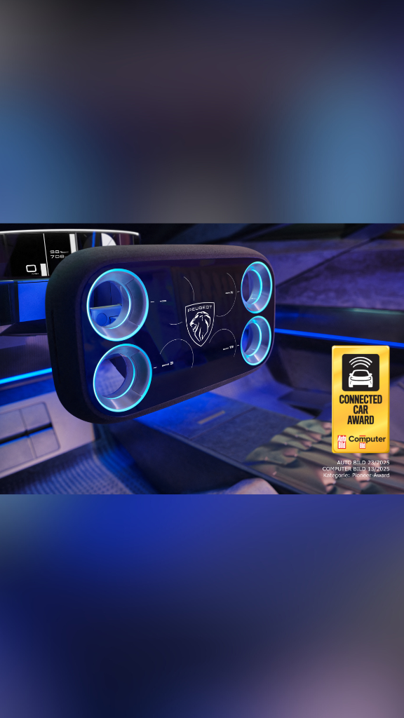 Connected Car Award 2025: le Hypersquare de PEUGEOT primé