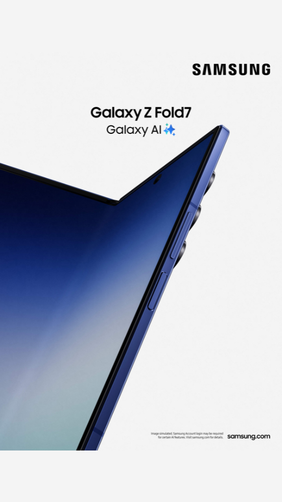 Le nouveau Galaxy Z Fold7 : un powerhouse ultra-mince pour le multitasking on the go