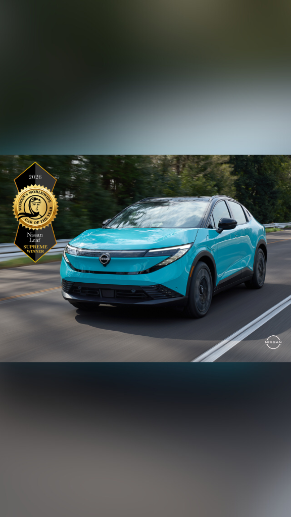 La nouvelle Nissan LEAF sacrée Women’s Worldwide Car of the Year 2026