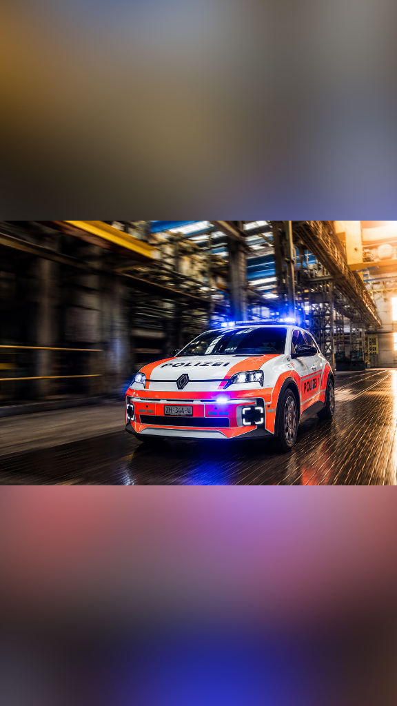 La Renault 5 E‑Tech electric fait désormais partie de la flotte de la police de quartier de Winterthur
