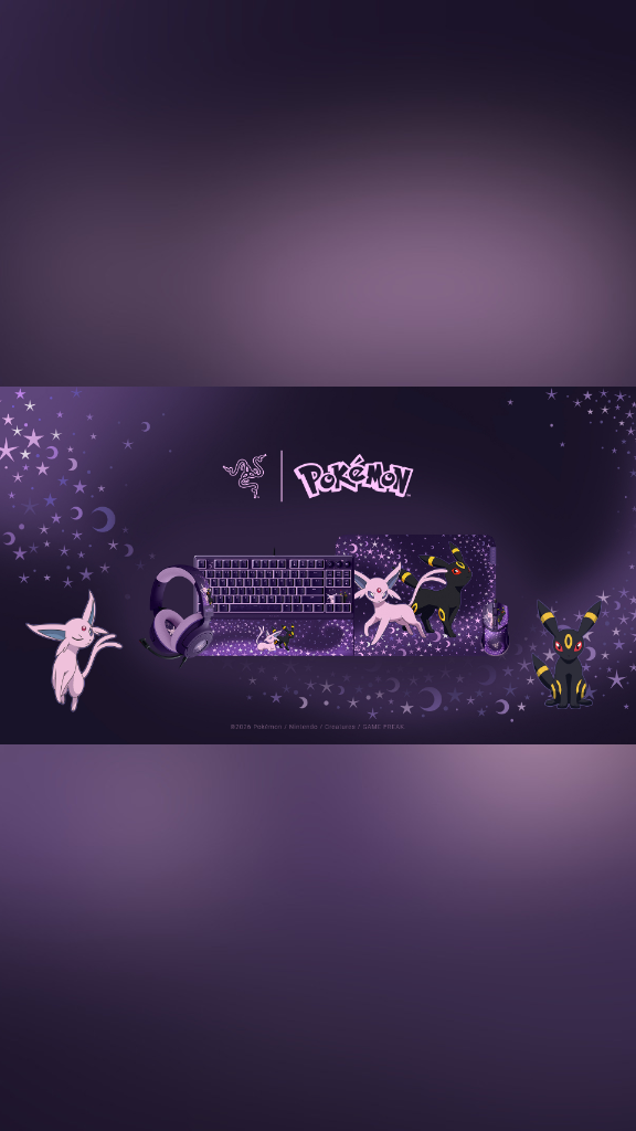 Quand la lumière et l'ombre s'unissent : Razer dévoile la collection Pokémon Mentali & Noctali