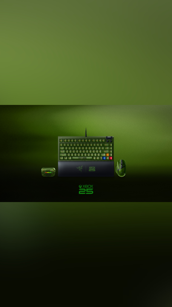 25 ans de jeu. Une collection emblématique : voici la collection Razer | Xbox 25 Anniversary
